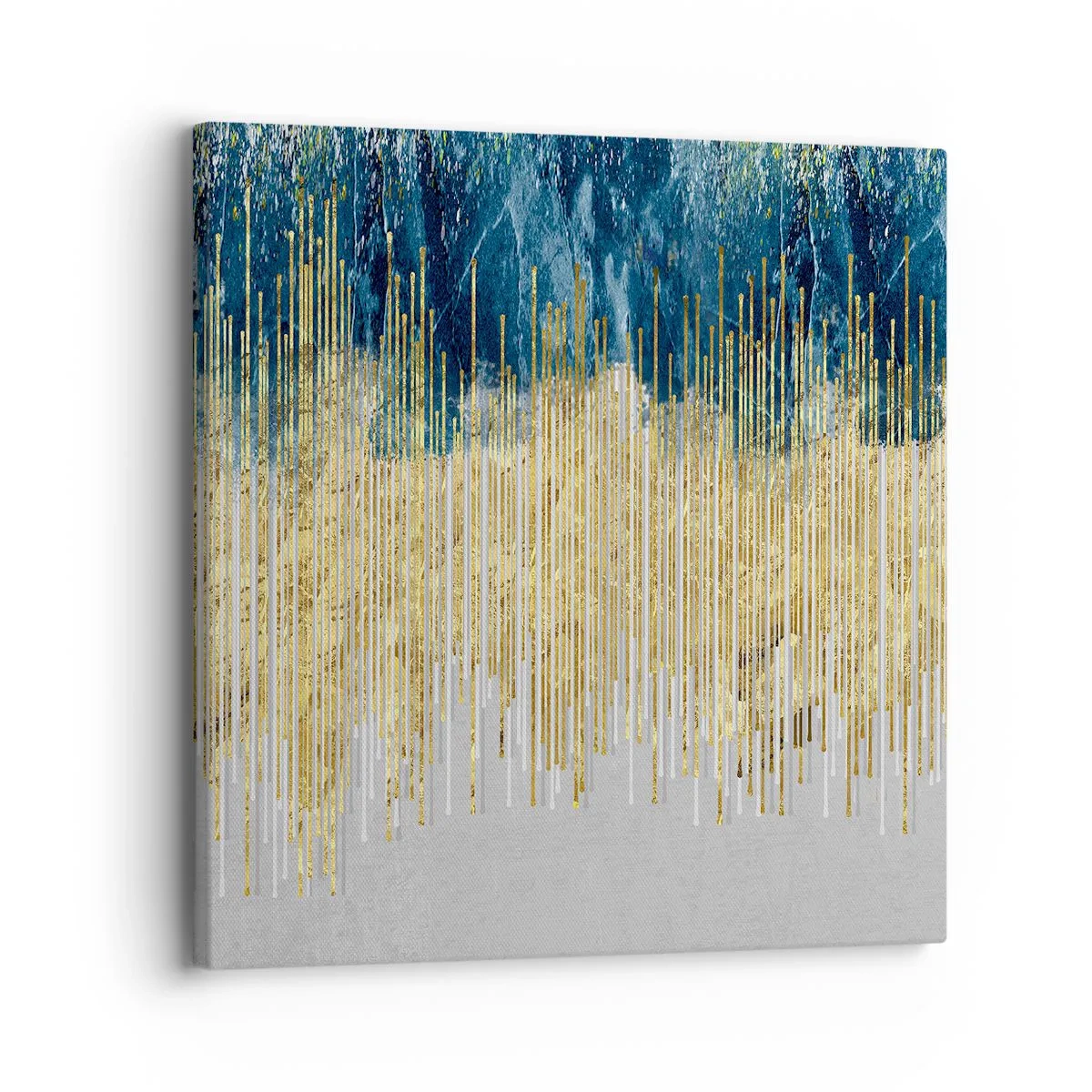 Bild auf Leinwand - Leinwandbild - Vergoldete Grenze - 30x30 cm