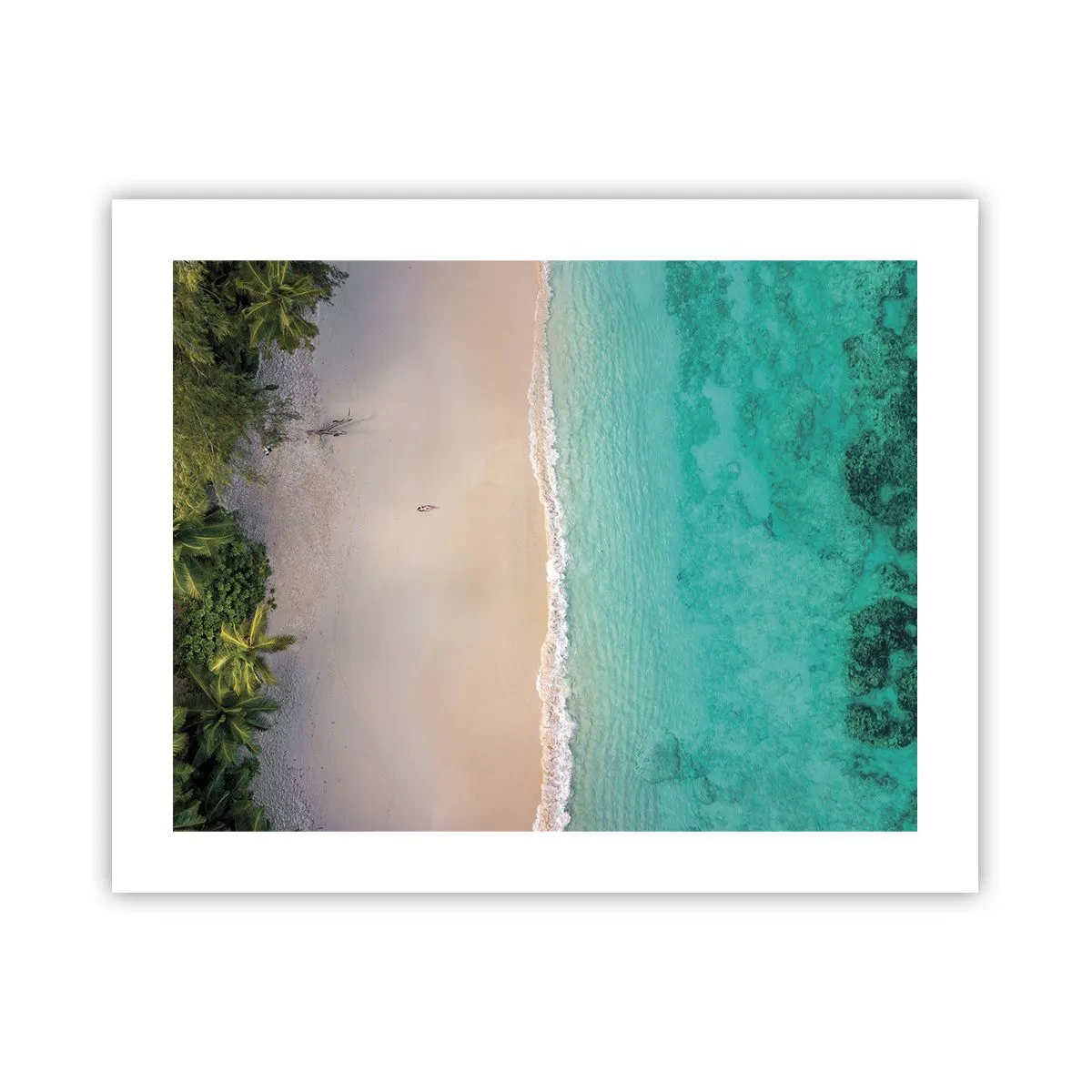 Poster - Paradiesstrand - 50x40 cm