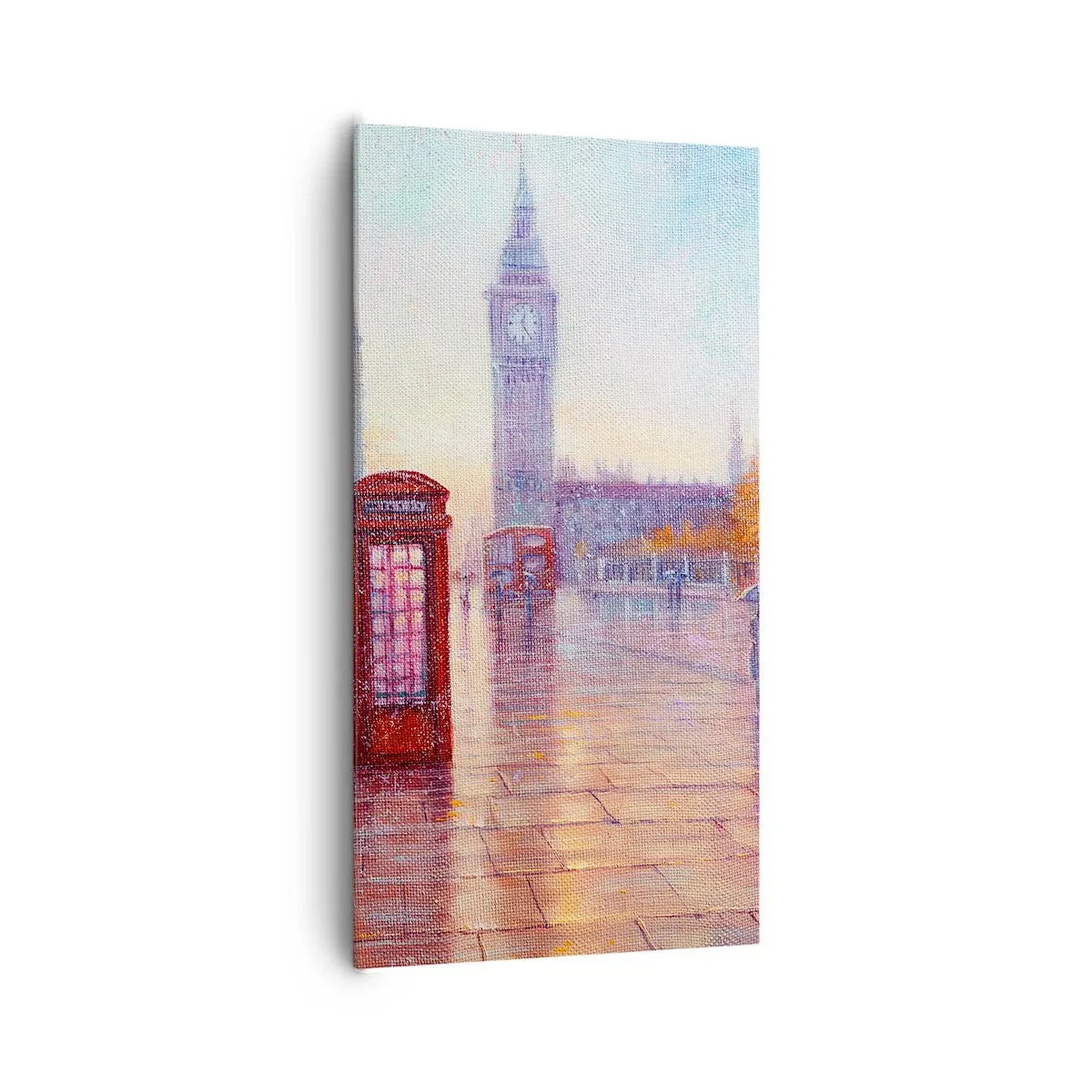 Bild auf Leinwand - Leinwandbild - Londoner Herbsttag - 65x120 cm