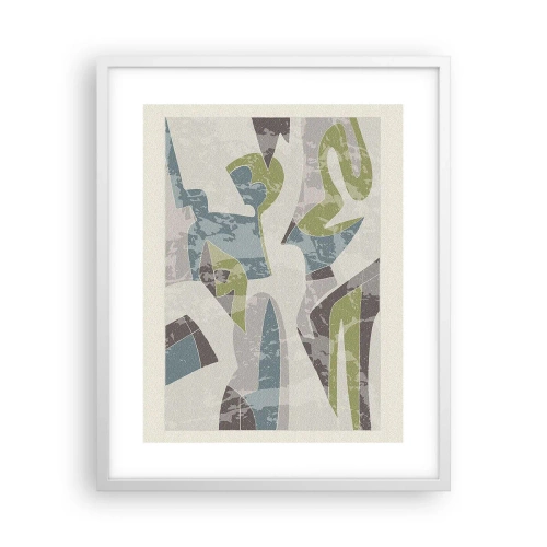 Poster in einem weißen Rahmen - Komposition hinter dem Glas - 40x50 cm