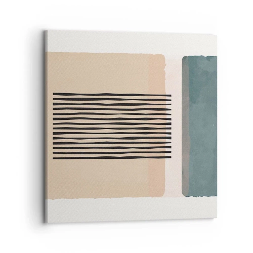 Bild auf Leinwand - Leinwandbild - Alles ist in Ordnung - 70x70 cm