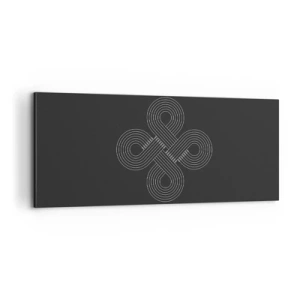 Bild auf Leinwand - Leinwandbild - Im keltischen Geist - 100x40 cm