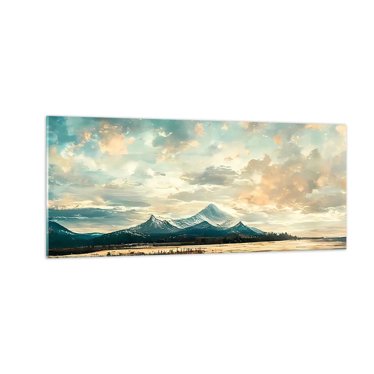 Glasbild - Bild auf glas - Unter dem Schutz des Himmels - 100x40 cm