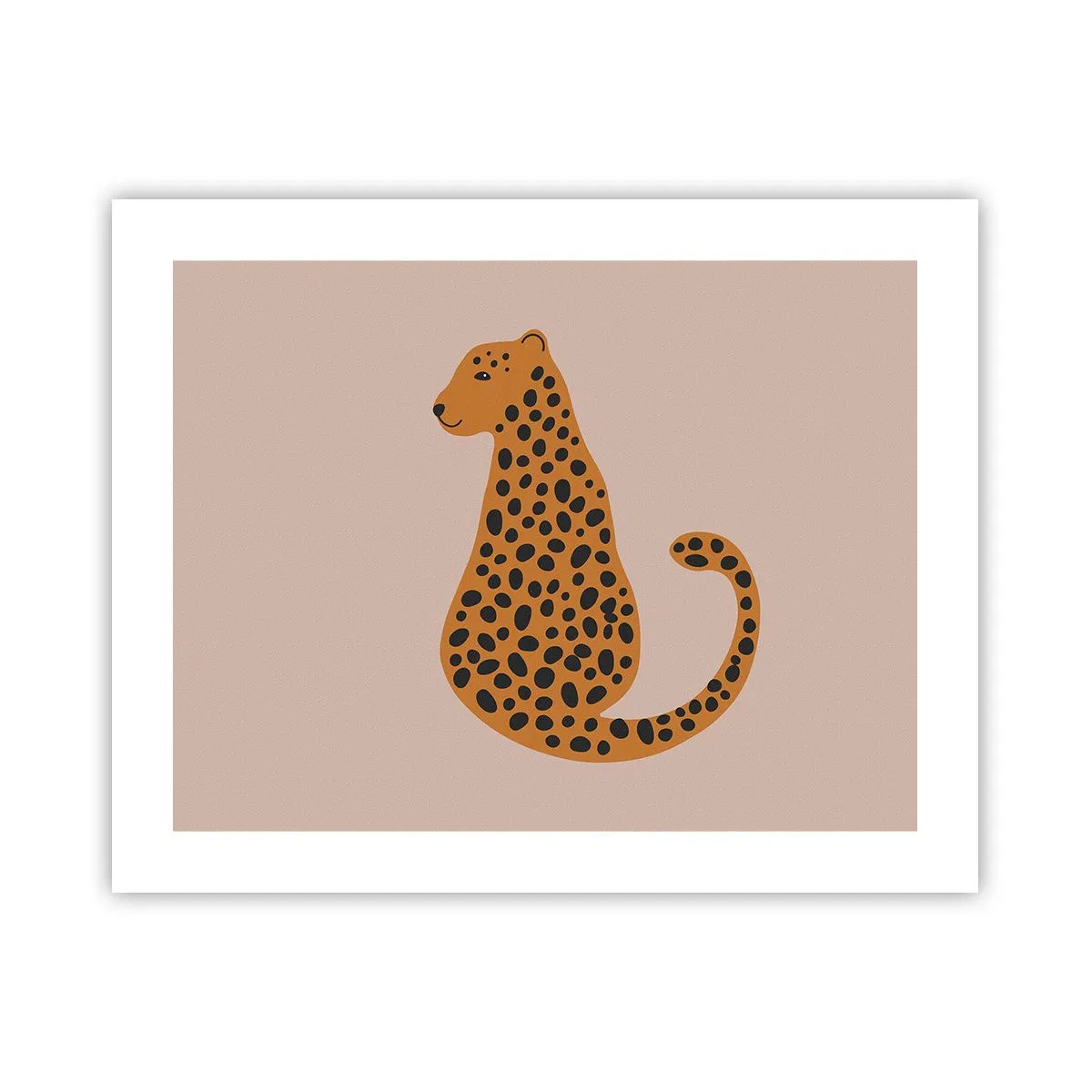 Poster - Leopardenmuster ist ein modisches Muster - 50x40 cm