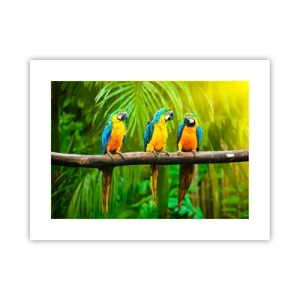 Poster - Und hast du gehört, dass sie ...? - 40x30 cm