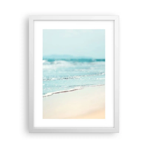 Poster in einem weißen Rahmen - Hitze und Lärm - 30x40 cm