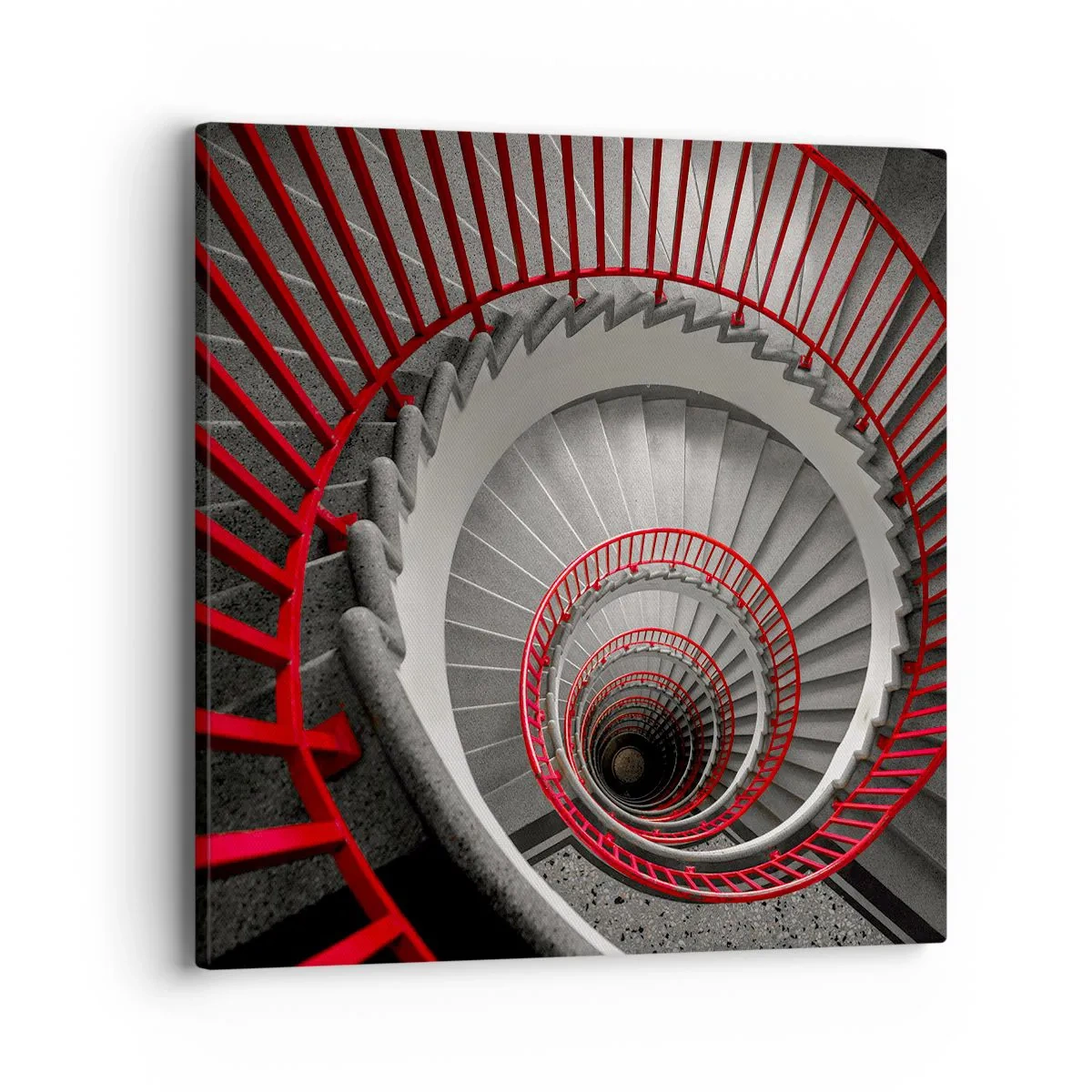 Bild auf Leinwand - Leinwandbild - Architekturspaß - 40x40 cm