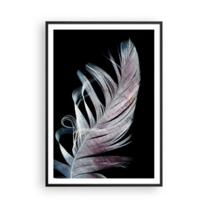 Poster in einem schwarzem Rahmen - Denke an Berührung - 70x100 cm