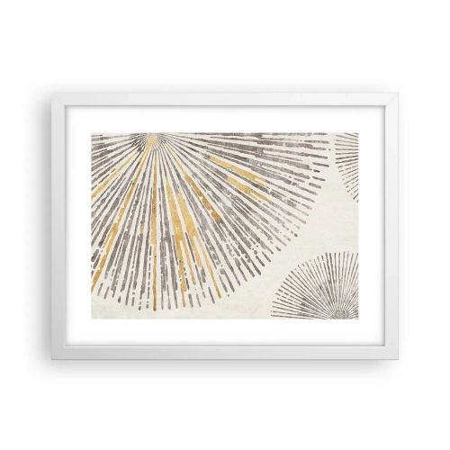 Poster in einem weißen Rahmen - Schönheit des Strahls - 40x30 cm