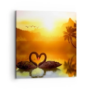 Bild auf Leinwand - Leinwandbild - Alles passt zusammen - 70x70 cm