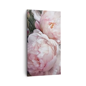 Bild auf Leinwand - Leinwandbild - In der Blüte angehalten - 45x80 cm