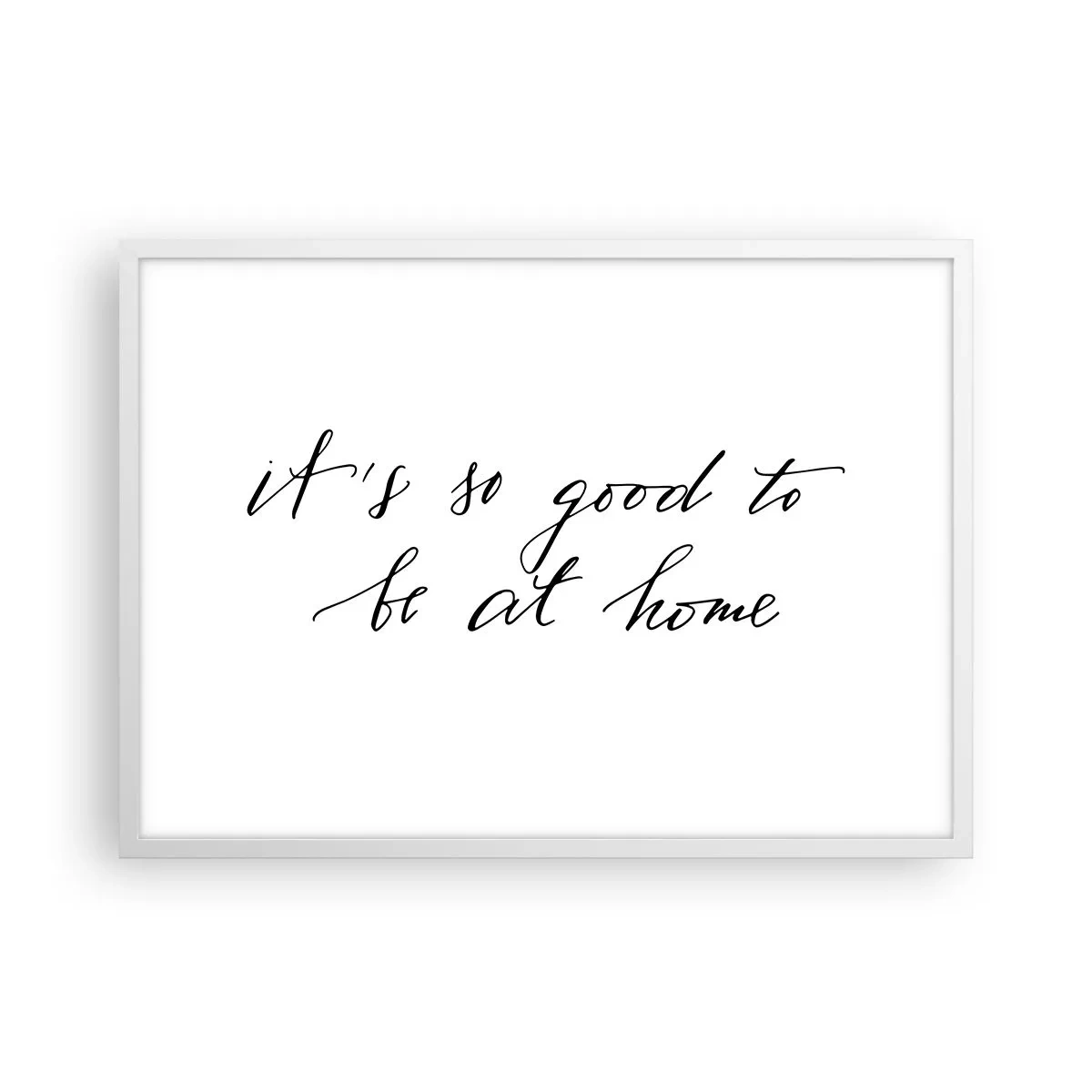 Poster in einem weißen Rahmen - Die ganze Wahrheit - 70x50 cm