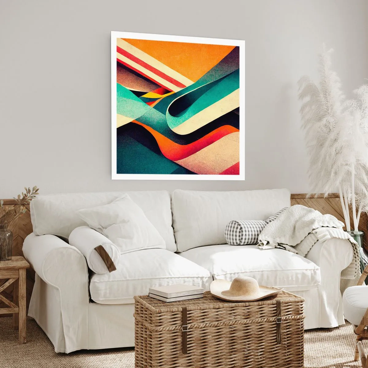Poster - Intensive Komposition - 60x60 cm