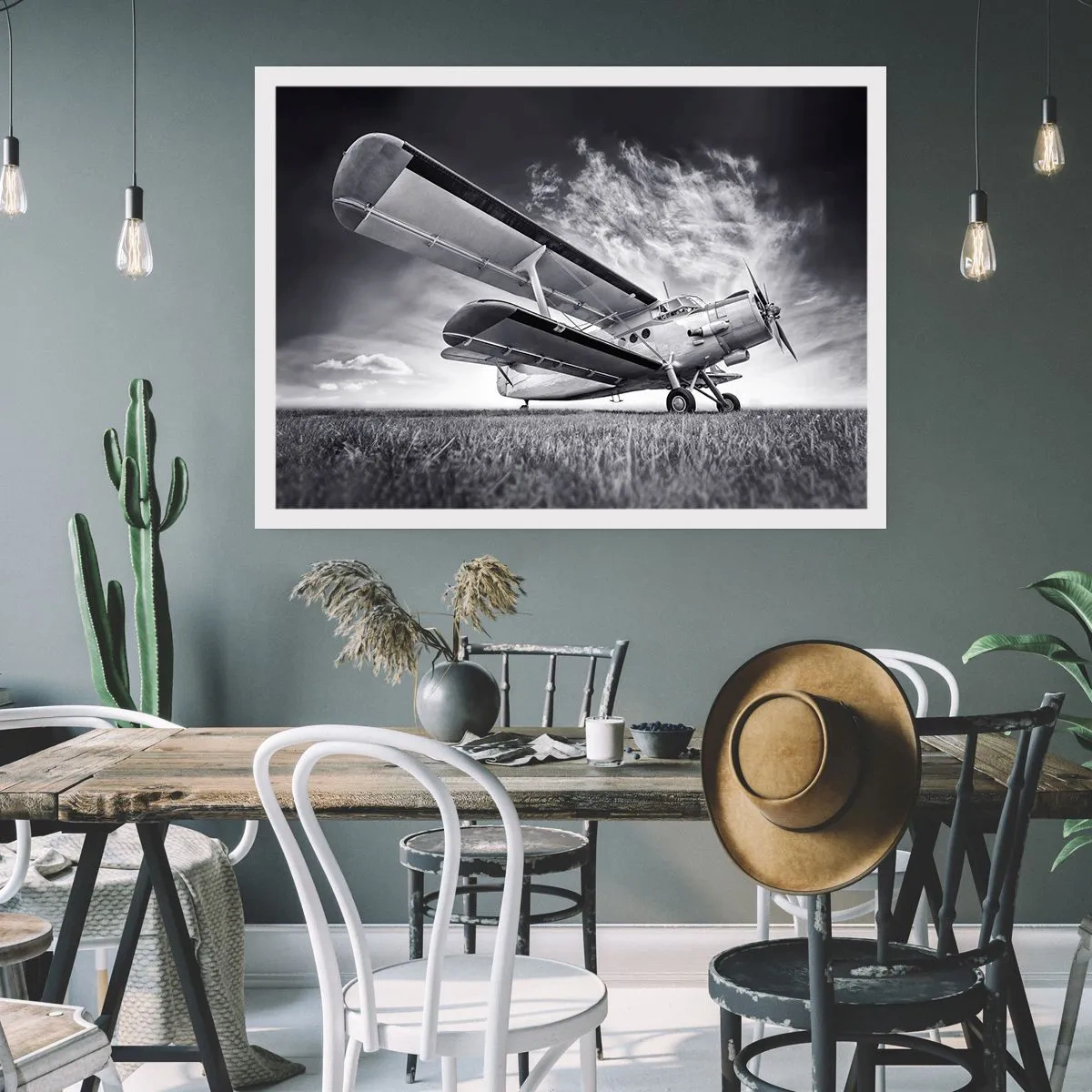 Poster - Der geflügelte Wanderer - 91x61 cm