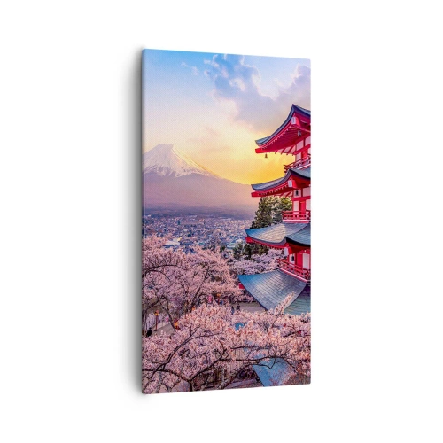 Bild auf Leinwand - Leinwandbild - Die Essenz des japanischen Geistes - 55x100 cm