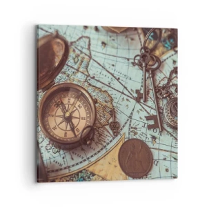 Bild auf Leinwand - Leinwandbild - Für den Abenteurer - 70x70 cm