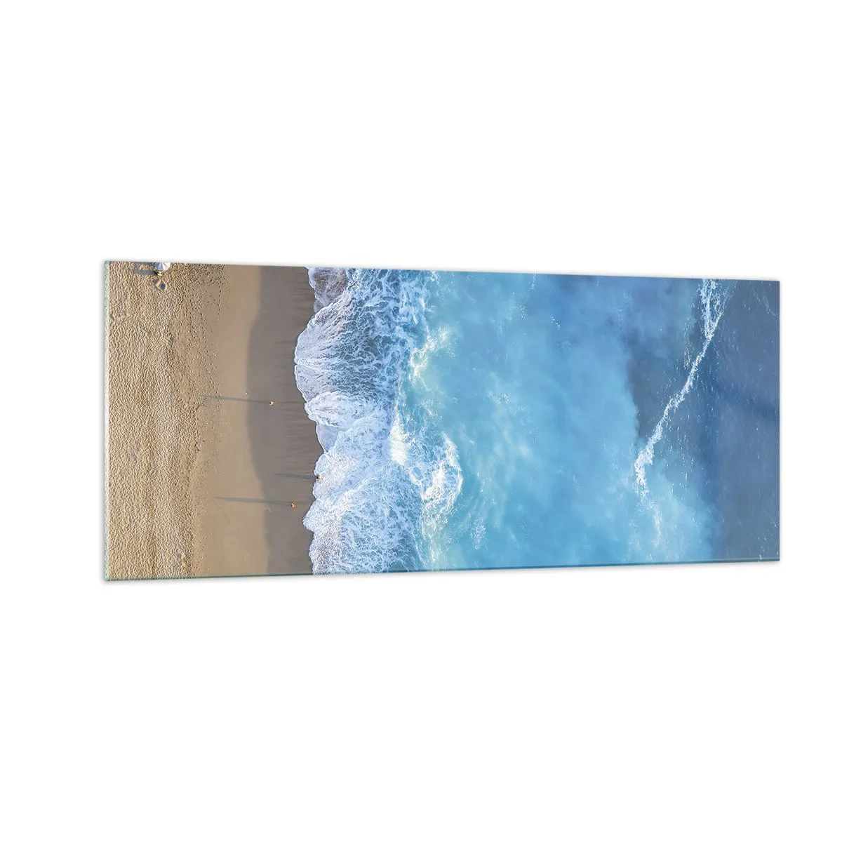 Glasbild - Bild auf glas - Die Kraft des Blaus - 100x40 cm