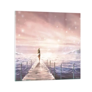 Glasbild - Bild auf glas - Im Licht eines Traums - 70x70 cm