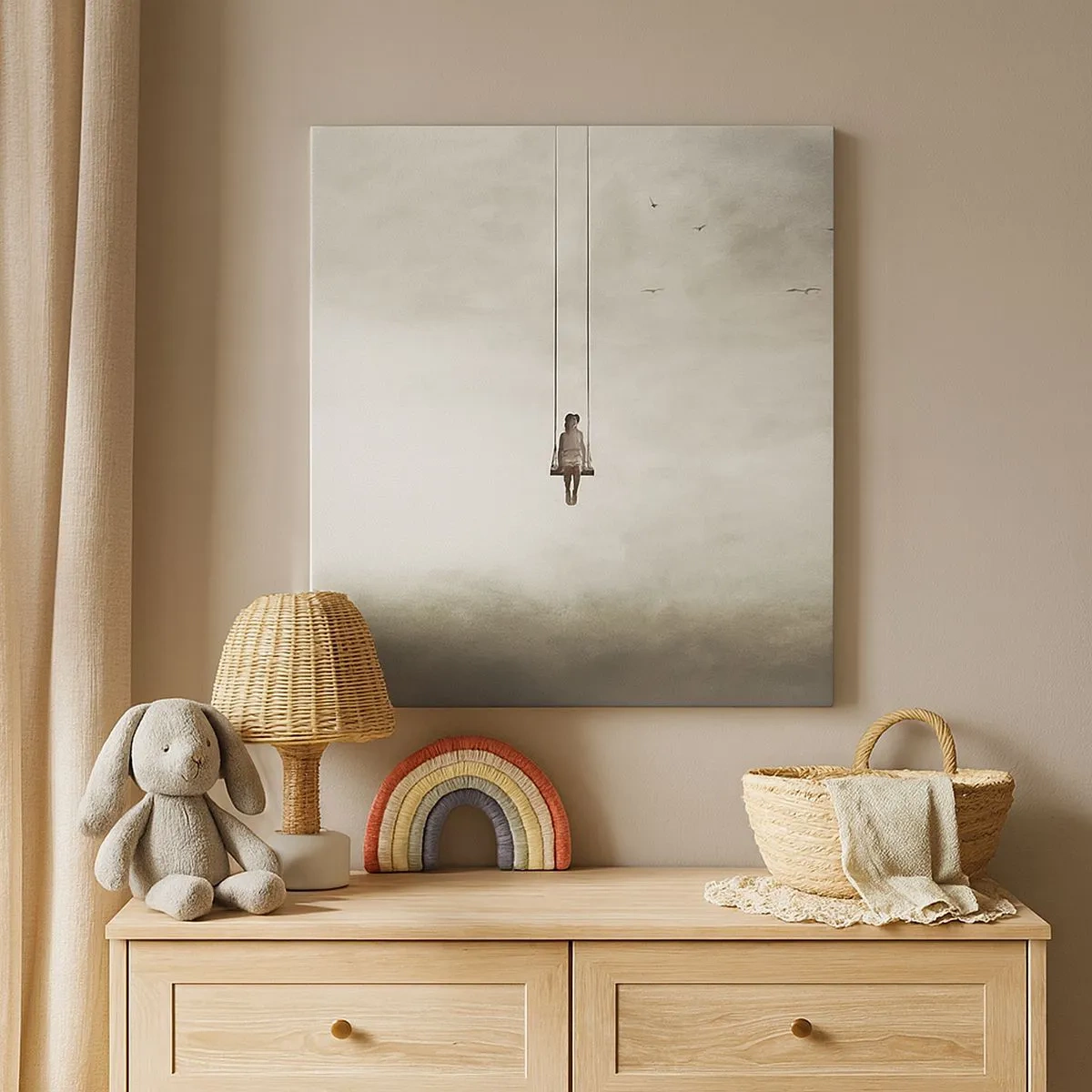 Bild auf Leinwand - Leinwandbild - Ein Kind in uns - 30x30 cm