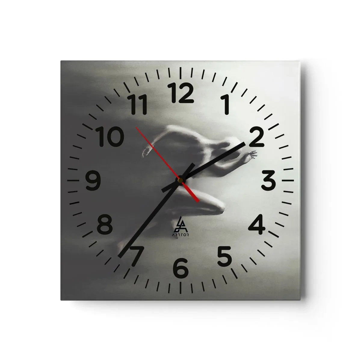 Wanduhr - Glasuhr - Unwiderstehlich - 30x30 cm