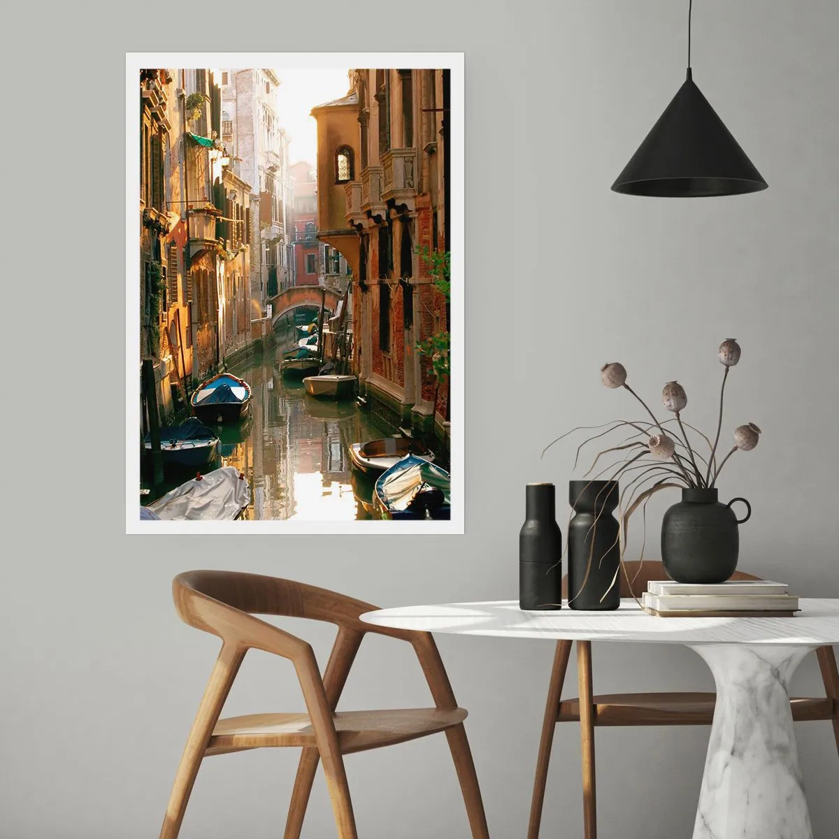 Poster - In einer venezianischen Gasse - 40x50 cm