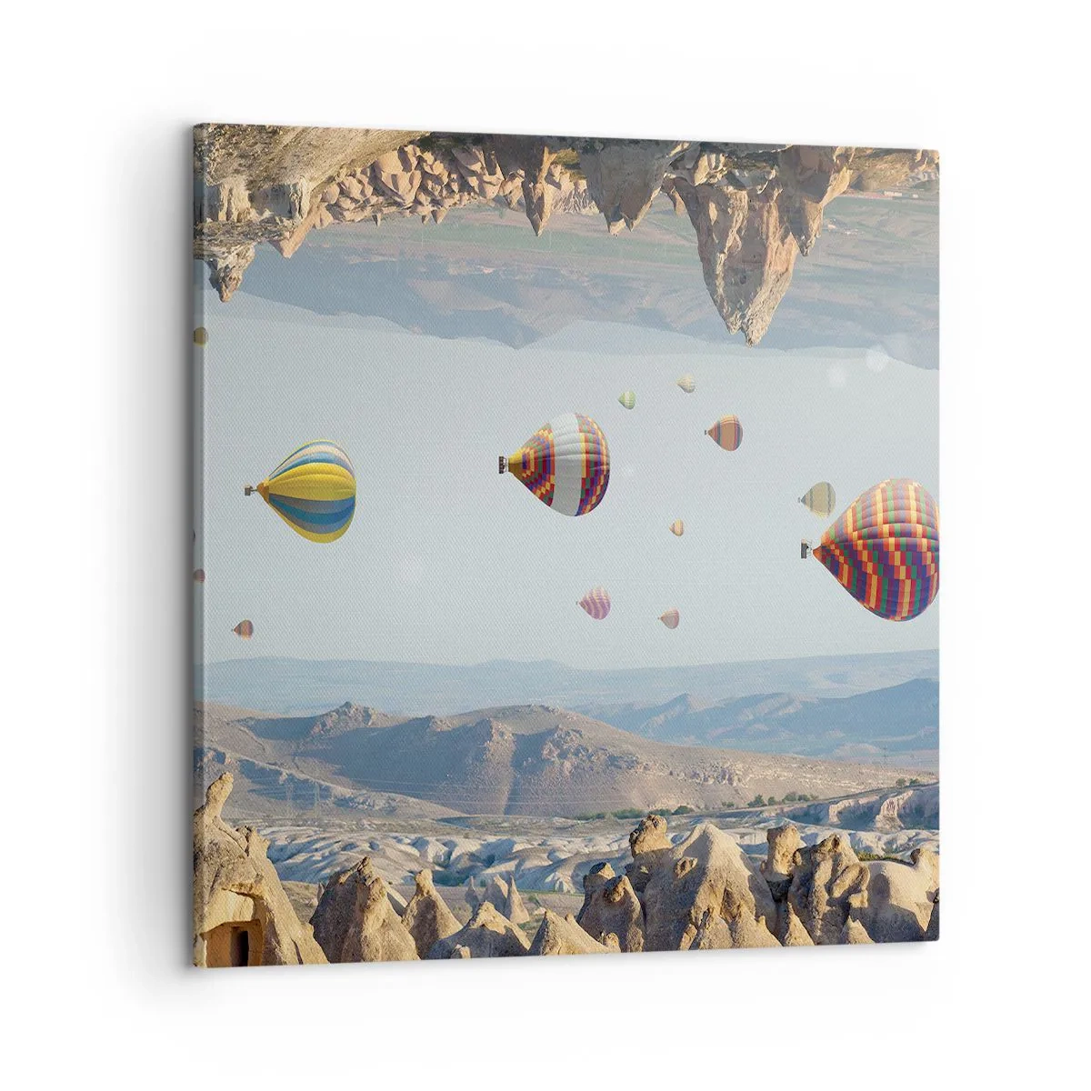 Bild auf Leinwand - Leinwandbild - Hier ist alles möglich - 60x60 cm