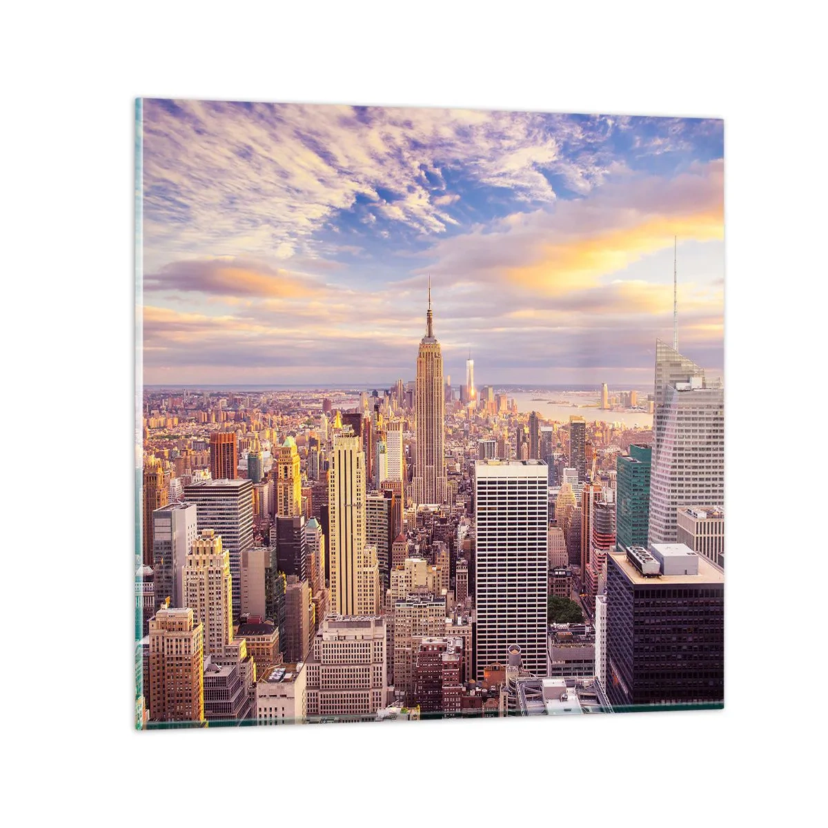 Glasbild - Bild auf glas - Nur nach den Wolken greifen - 30x30 cm