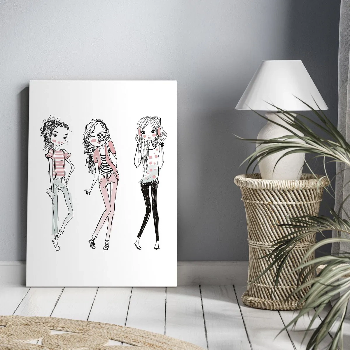 Bild auf Leinwand - Leinwandbild - Es wird, es wird Spaß machen - 55x100 cm