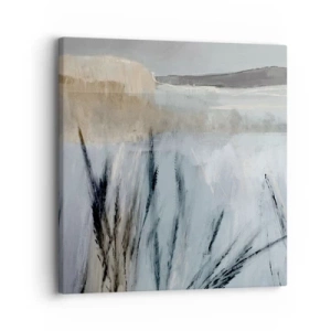 Bild auf Leinwand - Leinwandbild - Winterfelder - 30x30 cm