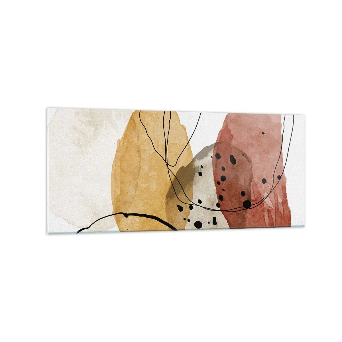Glasbild - Bild auf glas - Wie leichte, transparente Luft - 120x50 cm