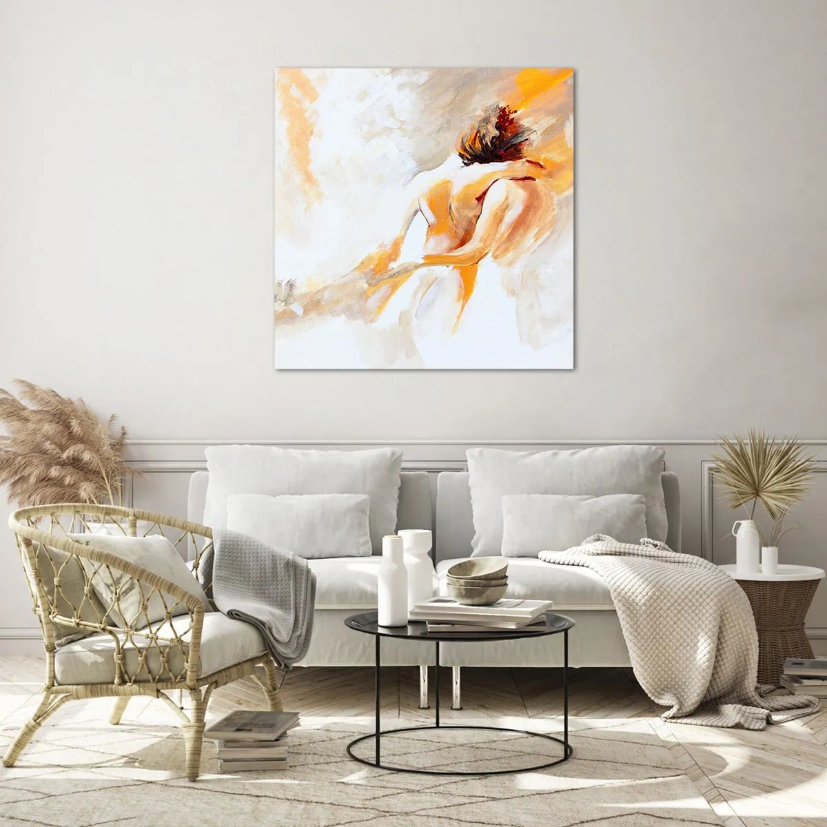 Glasbild - Bild auf glas - Am Himmel der Nähe - 50x50 cm