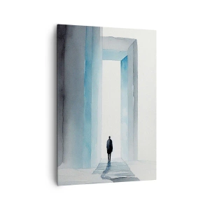 Bild auf Leinwand - Leinwandbild - Lebe ohne Grenzen - 70x100 cm