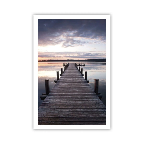 Poster - Eine stille Grenze zwischen Tag und Nacht - 61x91 cm