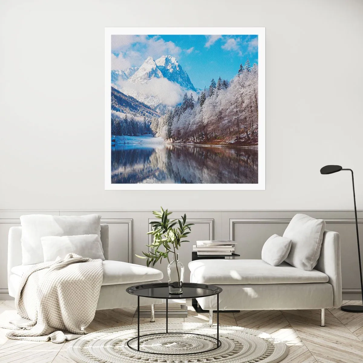 Poster - Schneefang - 60x60 cm
