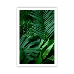 Poster - Eingebettet ins Grüne - 61x91 cm