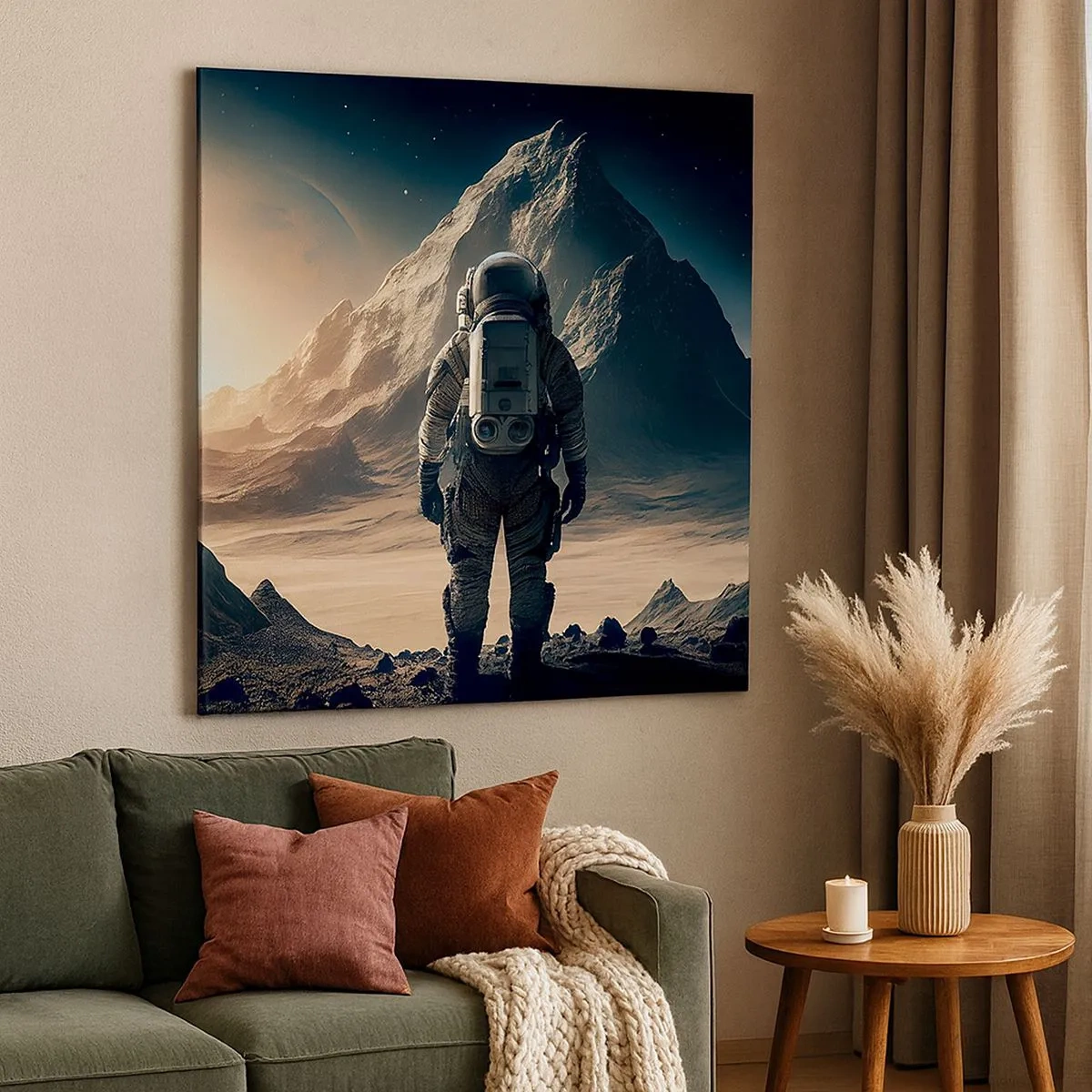 Bild auf Leinwand - Leinwandbild - Neue Herausforderung - 30x30 cm