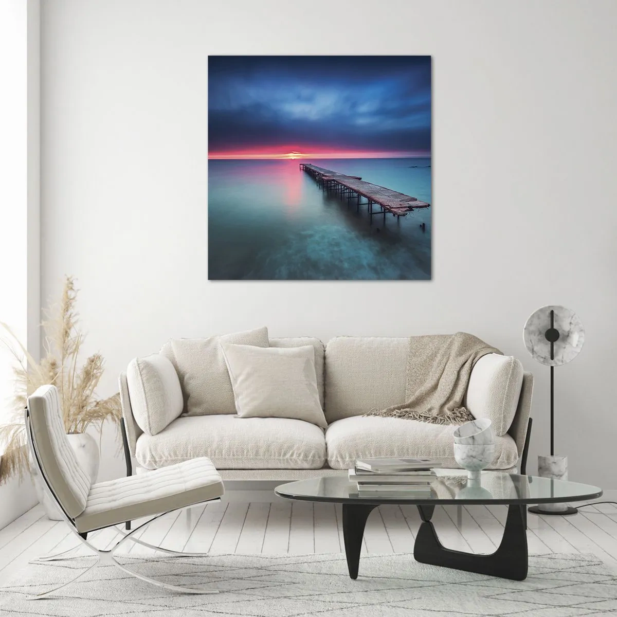 Glasbild - Bild auf glas - Zwischen Himmel und Erde - 50x50 cm