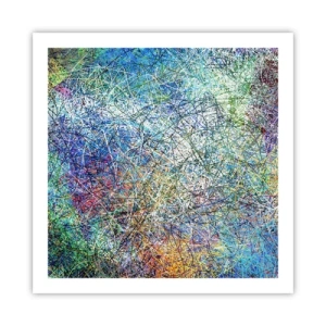 Poster - Es ist nicht so einfach - 60x60 cm