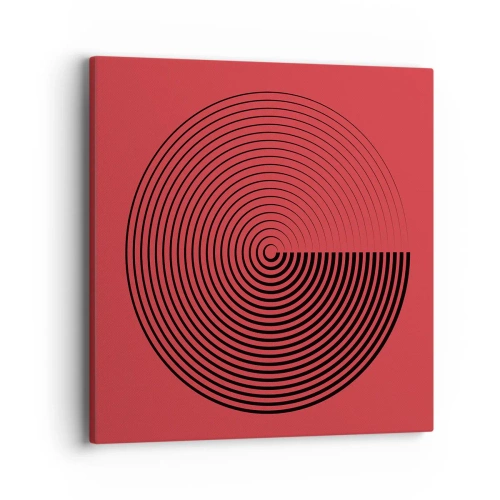 Bild auf Leinwand - Leinwandbild - Kreisbewegung - 40x40 cm