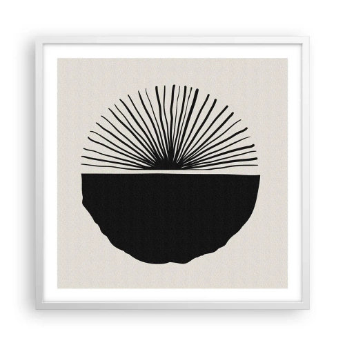 Poster in einem weißen Rahmen - Eine Reihe von Möglichkeiten - 60x60 cm