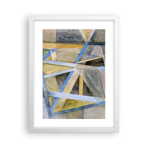 Poster in einem weißen Rahmen - Gerade oder diagonal? - 30x40 cm