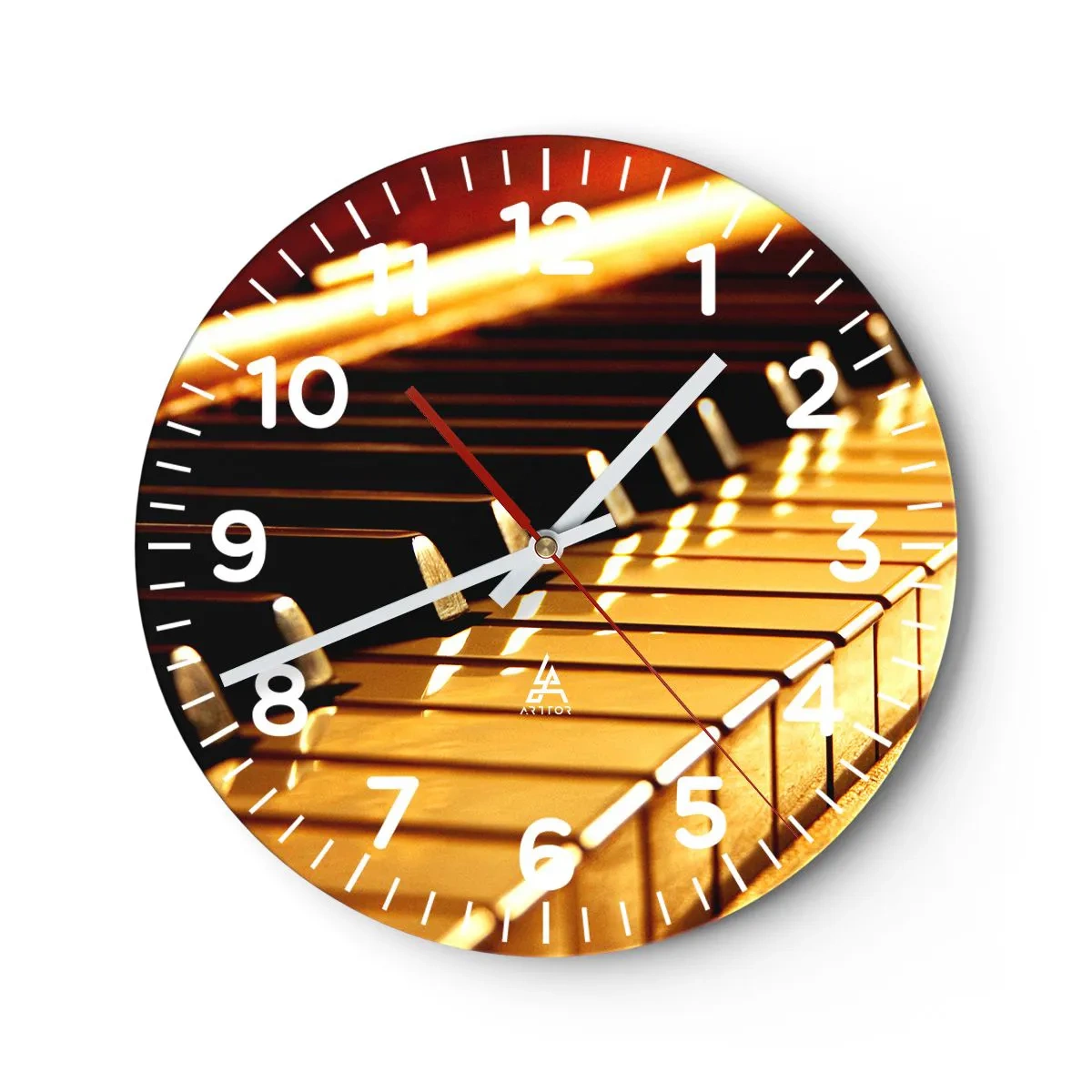 Wanduhr - Glasuhr - Endlose Möglichkeiten - 30x30 cm