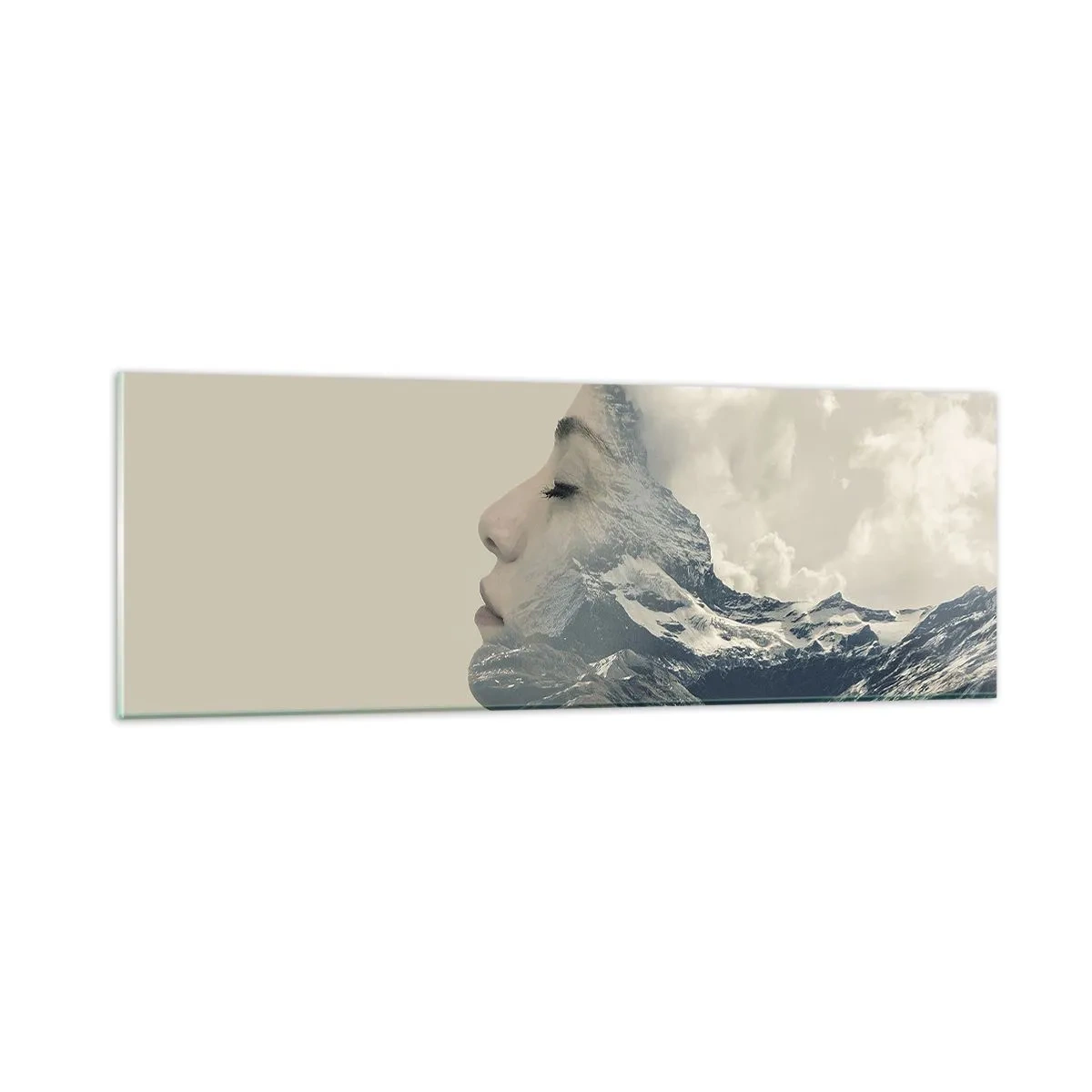 Glasbild - Bild auf glas - Die Schönheit der Elemente der Natur - 90x30 cm