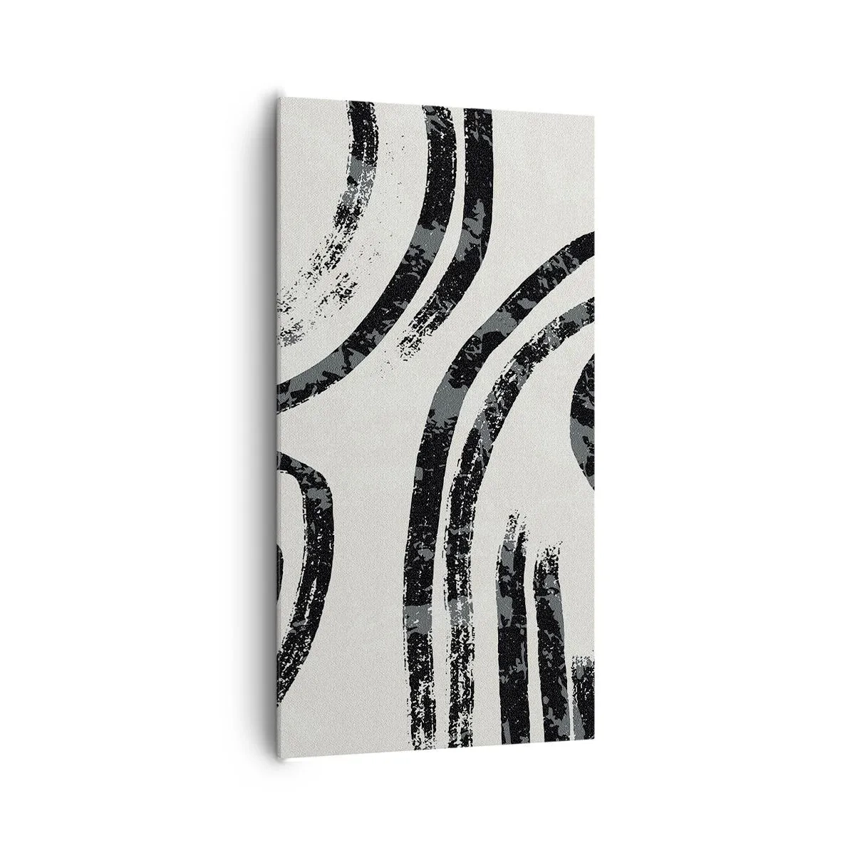 Bild auf Leinwand - Leinwandbild - Bei Hälfte angehalten - 65x120 cm