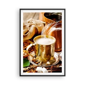 Poster in einem schwarzem Rahmen - Schönen Tag noch! - 61x91 cm