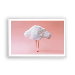 Poster in einem weißen Rahmen - Süßes Versprechen - 91x61 cm