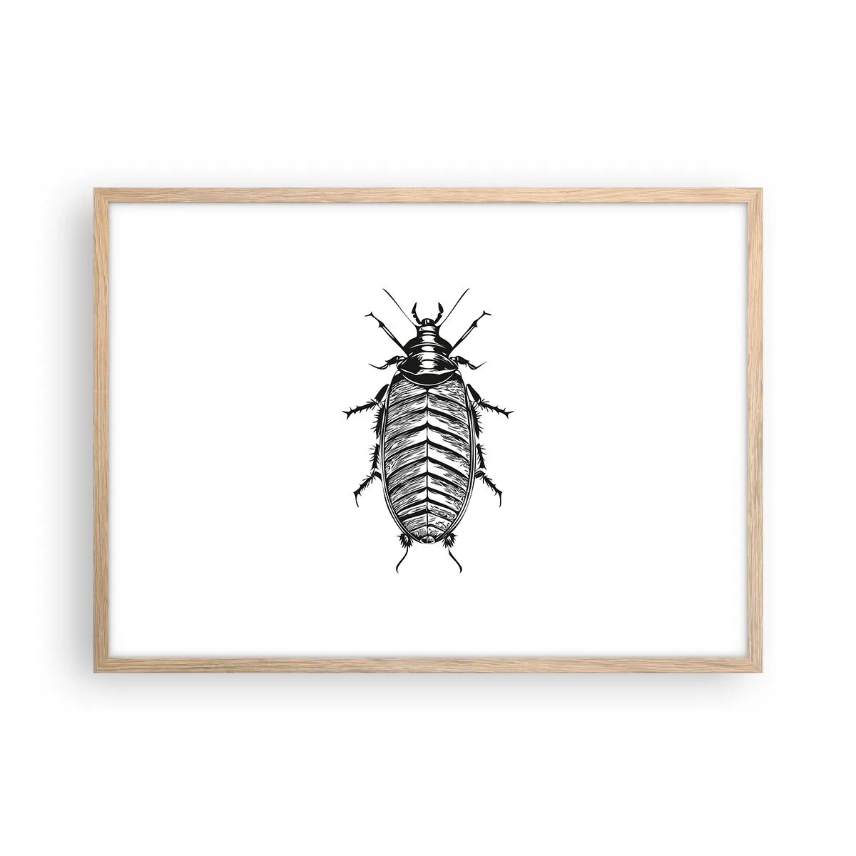 Poster in einem Rahmen aus heller Eiche - Was für ein Exemplar! - 70x50 cm