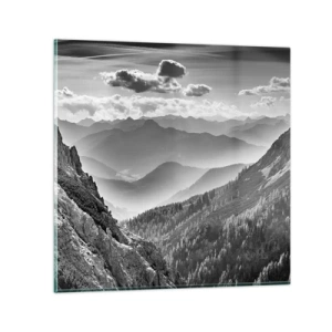 Glasbild - Bild auf glas - Bis zum Horizont - 70x70 cm