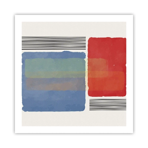 Poster - Der Geist und der Buchstabe der Geometrie - 60x60 cm