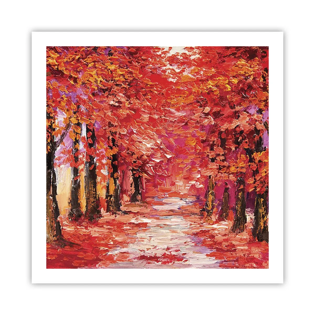 Poster - Herbstlicher Eindruck - 60x60 cm